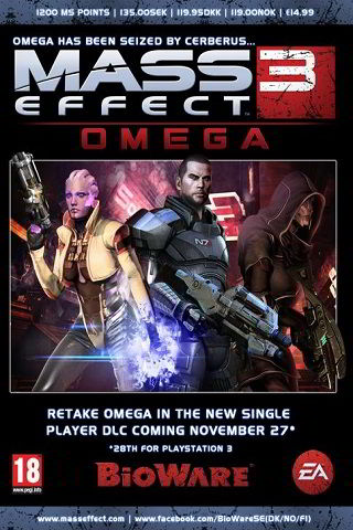 Mass Effect 3 Omega скачать торрент бесплатно